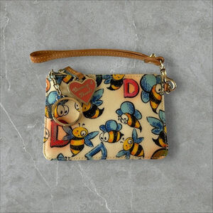 Dooney & Bourke Bumble Bee Medium Wristlet